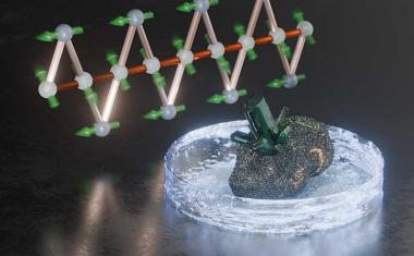 Magnetisch kühlen mit einem frustrierten Wüstenmineral