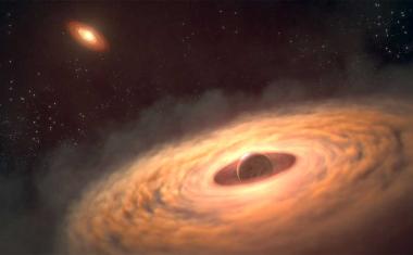 Webb-Teleskop untersucht entstehende Monde um einen massereichen Planeten