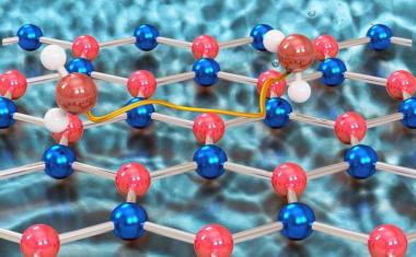 Überraschende Dynamik von Wasser auf 2D-Materialien