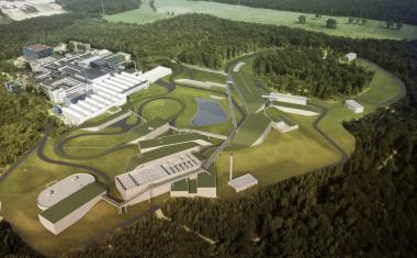 Großbrand bei der GSI