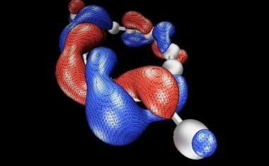 Ein Molekül mit Halb-Möbius-Topologie