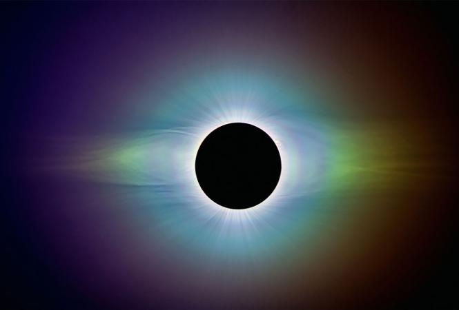 Wenn der Mond die Ionosphäre verdunkelt