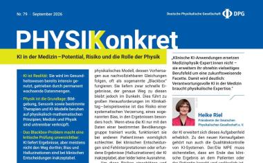 KI in der Medizin: Physikalische Expertise ist unverzichtbar