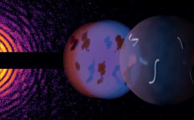Nanopartikel mit zweifarbigen Röntgenpulsen erfassen