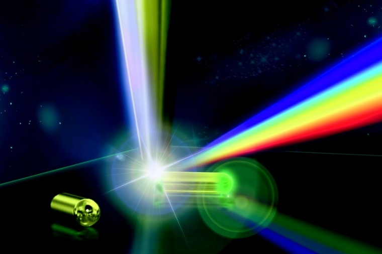 Photo: Lichtwirbel, Anti-Laser und leuchtende Moleküle