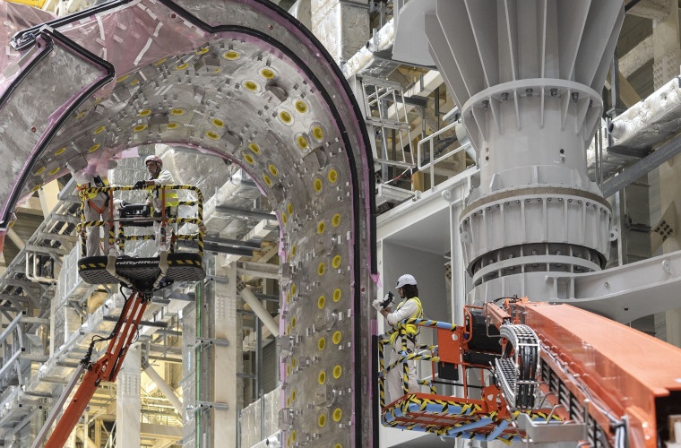 Vermessung eines Sektors des Plasmagefäßes von ITER