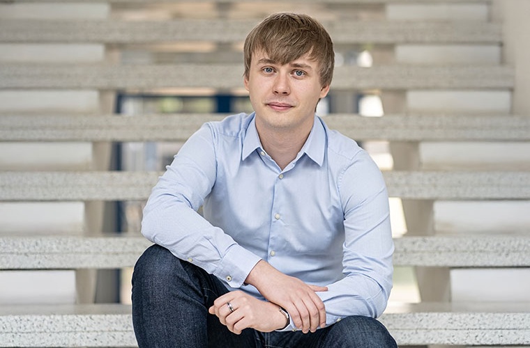 Der Wissenschaftler und Fotograf Sebastian Bohm von der TU Ilmenau