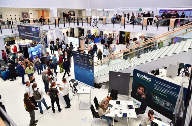 Im Atrium der Halle Münsterland präsentierten ebenso unterhaltsame wie...