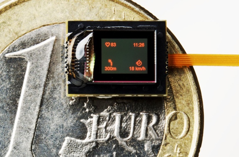 Rotes OLED-Mikrodisplay mit 35.000 cd/m²