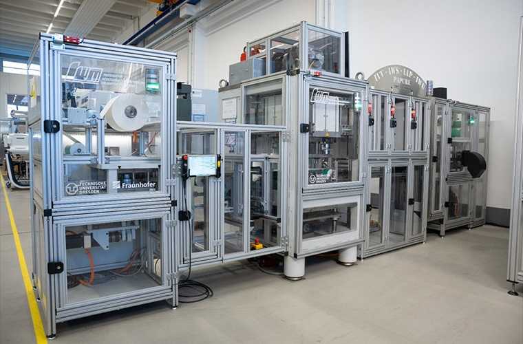 Demonstratoranlage mit integriertem PAPURE-Lasermodul