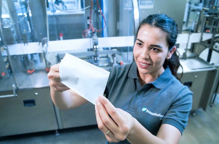 Gesiegelte Beutelverpackung aus Papier