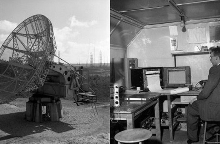 Das Radioteleskop im niederländischen Kootwijk