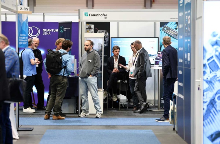 Ausstellungsbereich zur Quantum Photonics