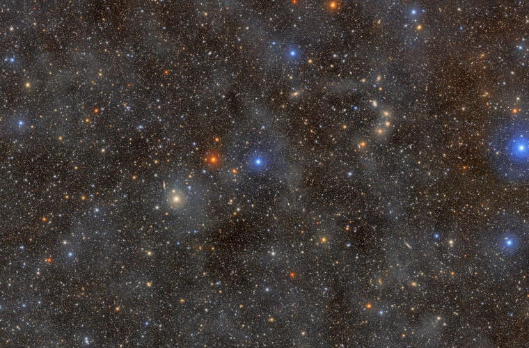 Ocean of Stars: Aufnahme der Lupus-Region mit der LSSTCam. Das Orginalbild hat...