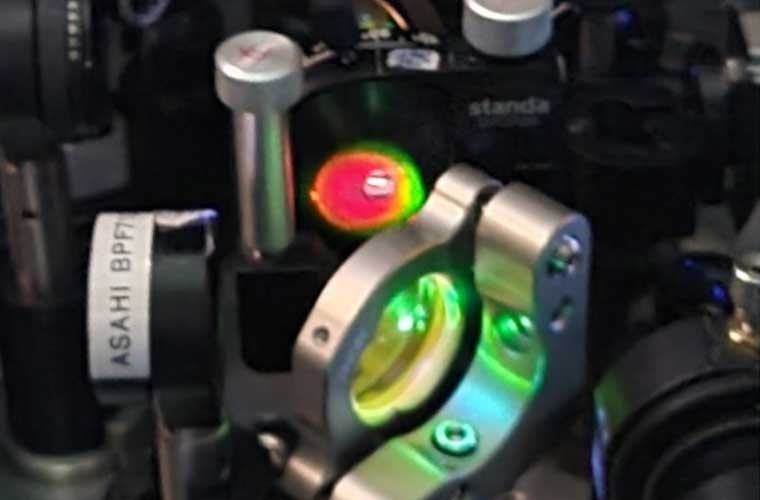 Optischer parametrischer Mulitmoden-Verstärker im Einsatz..(© MPL)