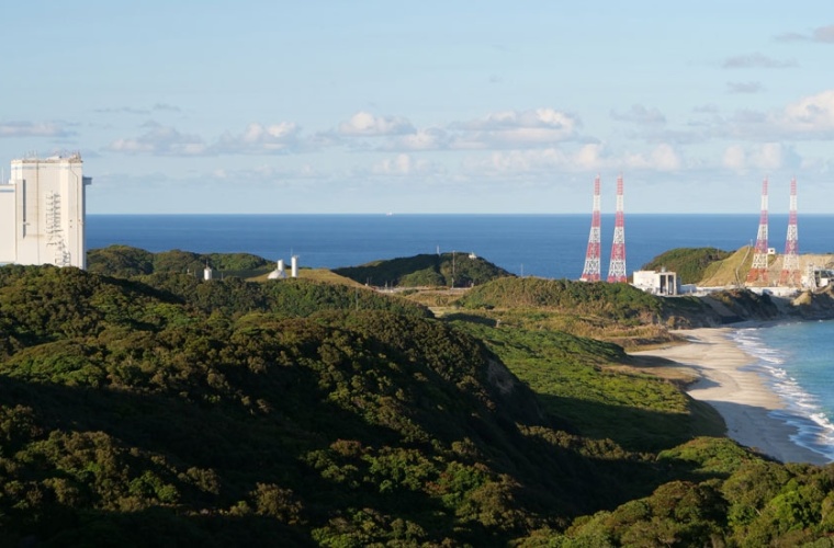 Weltraumbahnhof auf der Insel Tanegashima in Japan