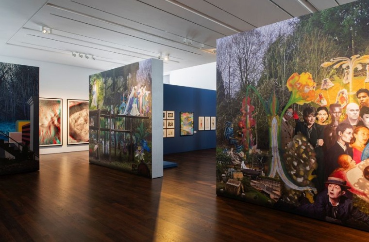 Ausstellungsansicht „Zu den Sternen! Weltraum und Weltflucht seit der...