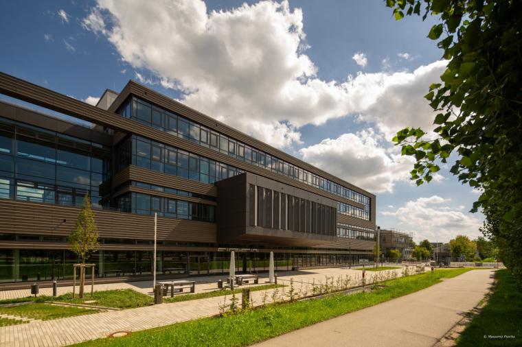 Abb.: Der Neubau des Max-Planck-Instituts für Physik