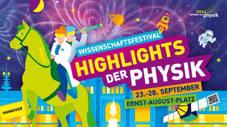 Abb.: „Highlights der Physik“ glänzen dieses Jahr in Hannover.
