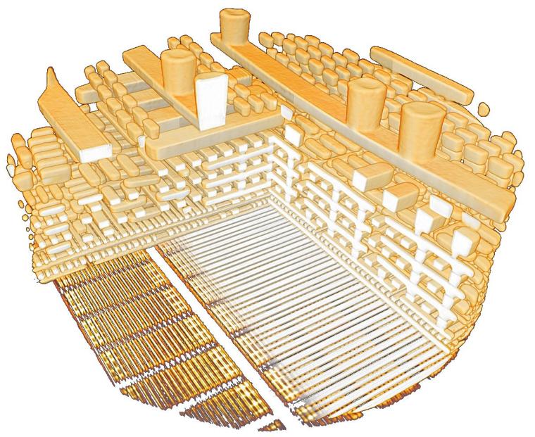 Abb.: Blick ins Innere eines Computerchips. Mit einem Ptychografieverfahren...