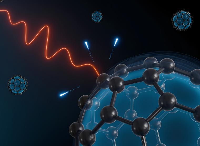 Abb.: Das sich innerhalb des plasmonischen Potenzials bewegende Elektron baut...