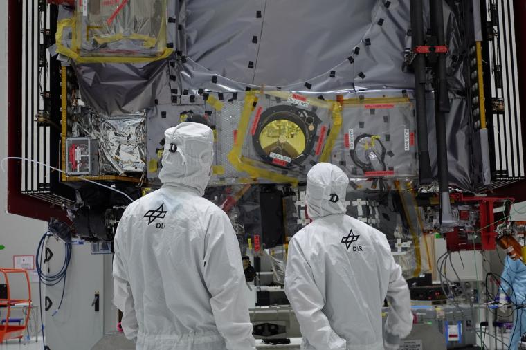 Abb.: Instrumente aus dem DLR-Institut für Weltraumforschung sind auf zwanzig...