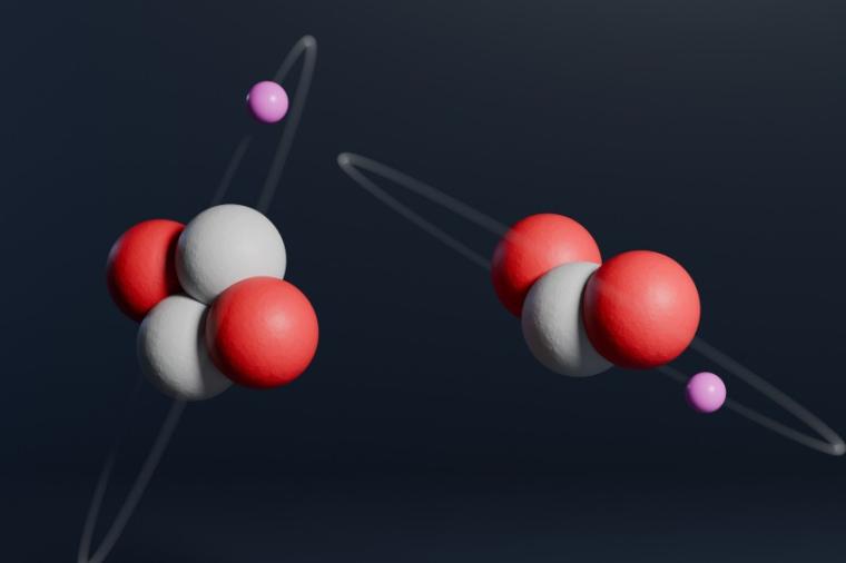 Abb.: Erstmals ließ sich der Ladungsradius von Helium-3 bestimmen und damit...
