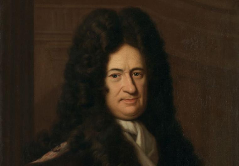 Porträt von Gottfried Wilhelm Leibniz, gemalt um 1700 von Christoph Bernhard...