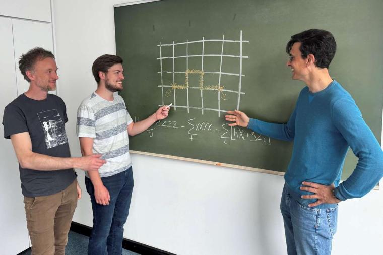 Abb.: Quantencomputer geben Einblick in die fundamentalen Bausteine der Natur,...