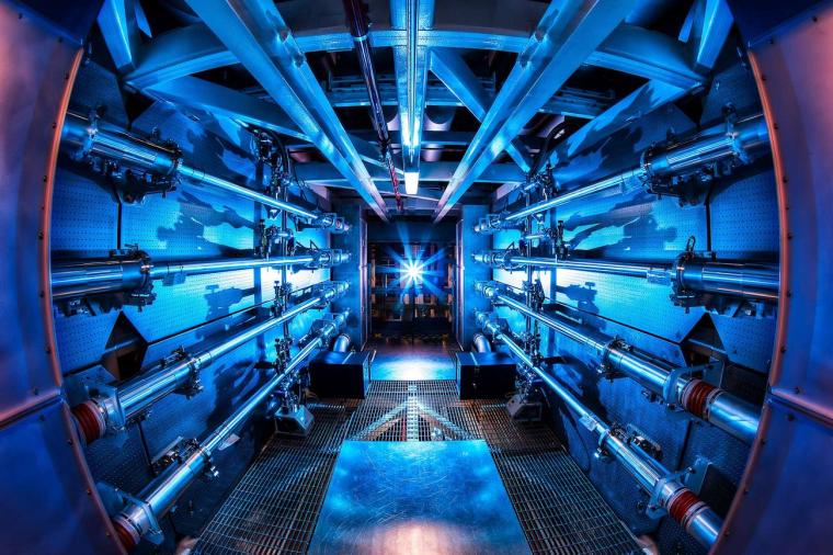 Abb.: Die National Ignition Facility am Lawrence Livermore National Laboratory.