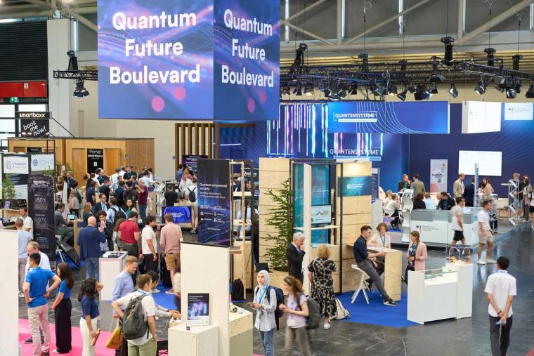 160 Aussteller aus 16 Ländern präsentierten auf der World of Quantum 2025...