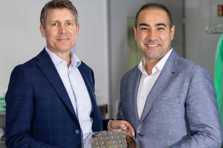 Alexandre Pauchard, CEO von CSEM, und Hamed Sattari, CEO von Ccraft, im...