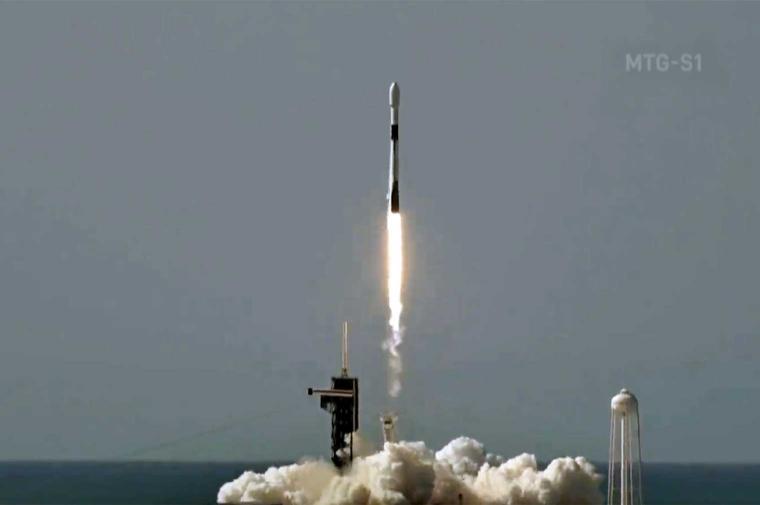 MTG-S1 mit Sentinel-4 starten in Florida an Bord einer Falcon-9-Rakete.