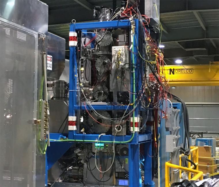 Das Multireflexions-Flugzeitmassenspektrometer (MR-TOF-MS) am TRIUMF, Kanada