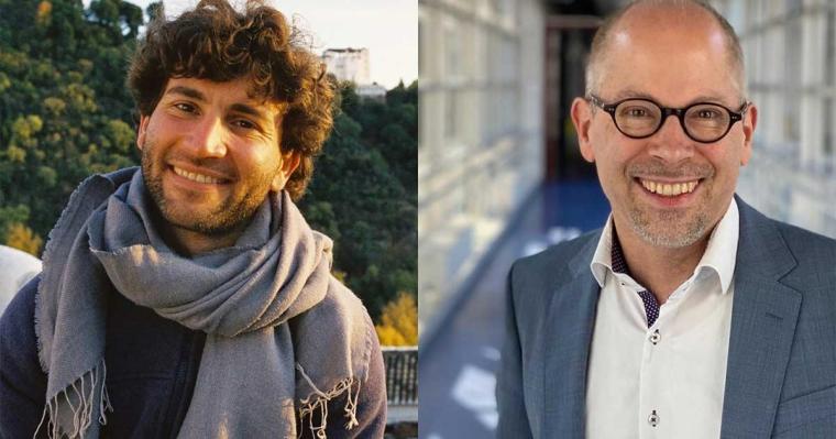 Die beiden Quatenphysiker Ryan Sweke (Kapstad, l.) und Jens Eisert (Berlin, r.)...