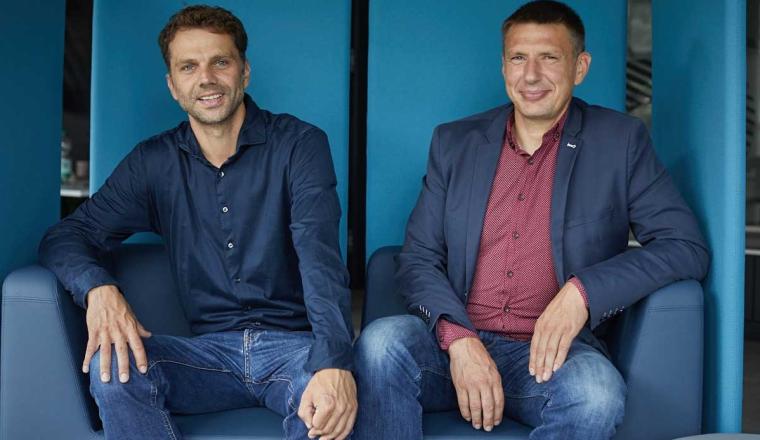Dr. Marcel Neubert, Gründer und CTO von NorcSi (l.) und Udo Reichmann,...