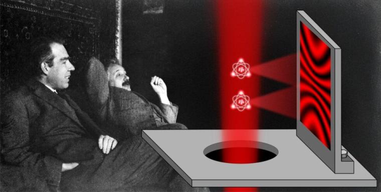 1927 stritten Niels Bohr und Albert Einstein freundschaftlich über das...