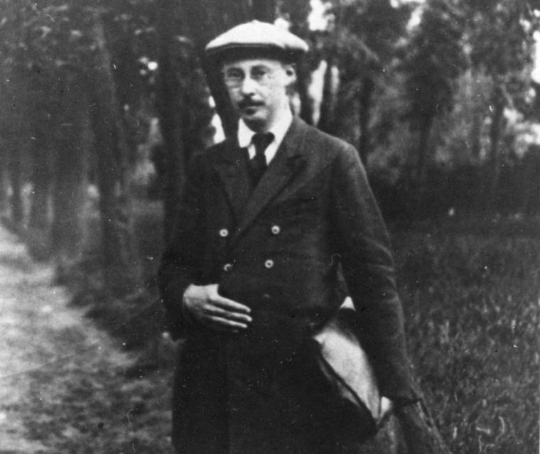 Alexander Friedmann auf einem der wenigen Fotos, die es von ihm gibt.