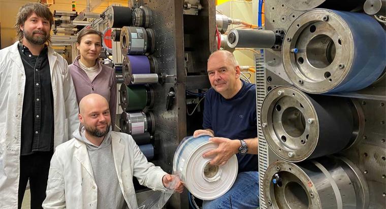 David Holzner, Svitlana Taranenko, Robert Eland und Martin Mellendorf (v. l.)...