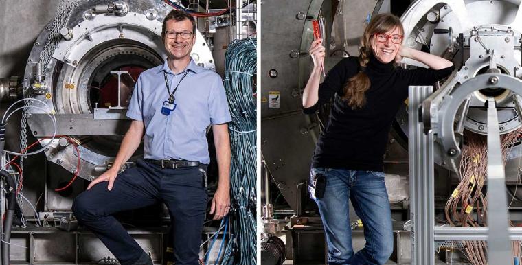 Klaus Kirch (l.) und Angela Papa, Direktor und stellvertretende Direktorin des...