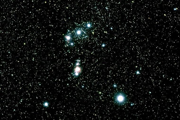 Abb.: Das Wintersternbild Orion ist eines der bekanntesten Sternbilder.