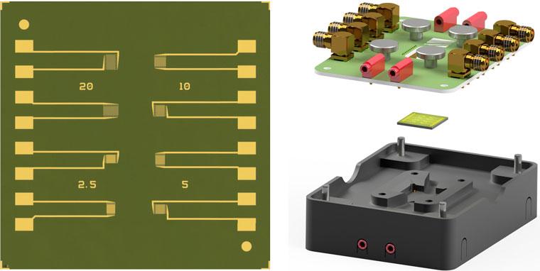 Chip AX1580, 15  × 15 mm2, mit acht...
