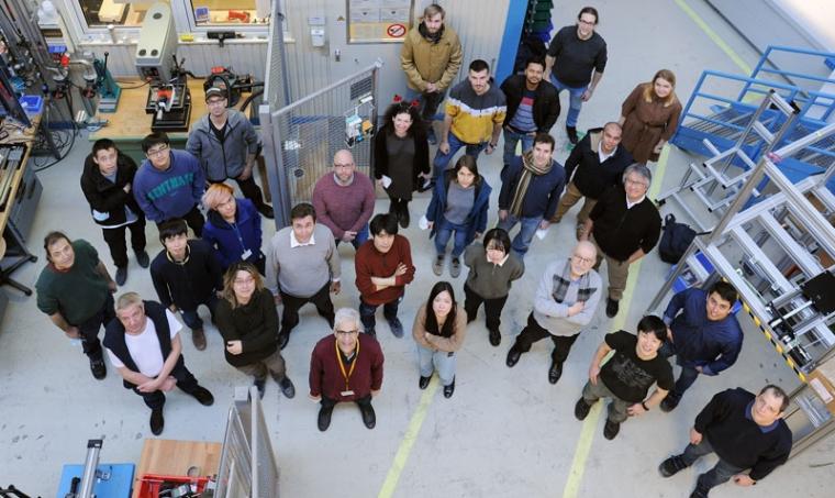 Ein Teil der am erfolgreichen Experiment beteiligten Physikerinnen und Physiker.