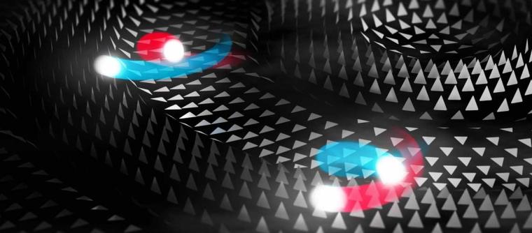 Quasiteilchen surfen auf magnetischen Wellen