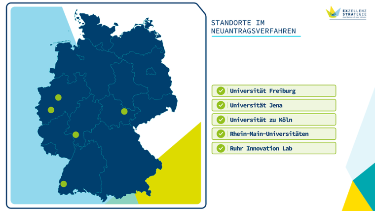 Fünf neue Standorte kommen ab Januar 2027 neu in die Förderlinie...