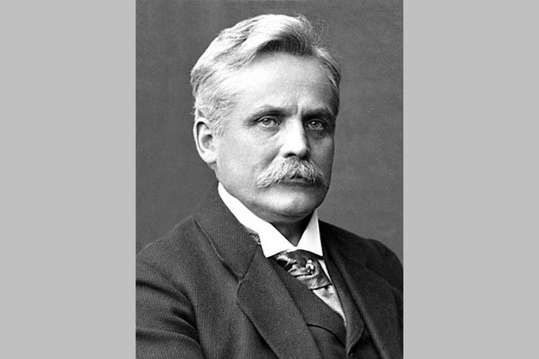 Der Physik-Nobelpreisträger Wilhelm Wien (1864 – 1928) im Jahr 1911, als er...