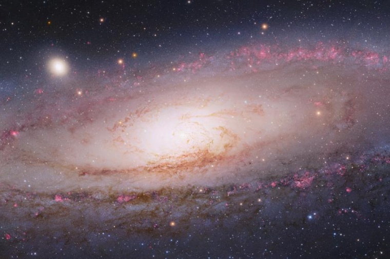 Abb.: Aufnahme der Andromeda-Galaxie M31 (Bild: NAOJ)
