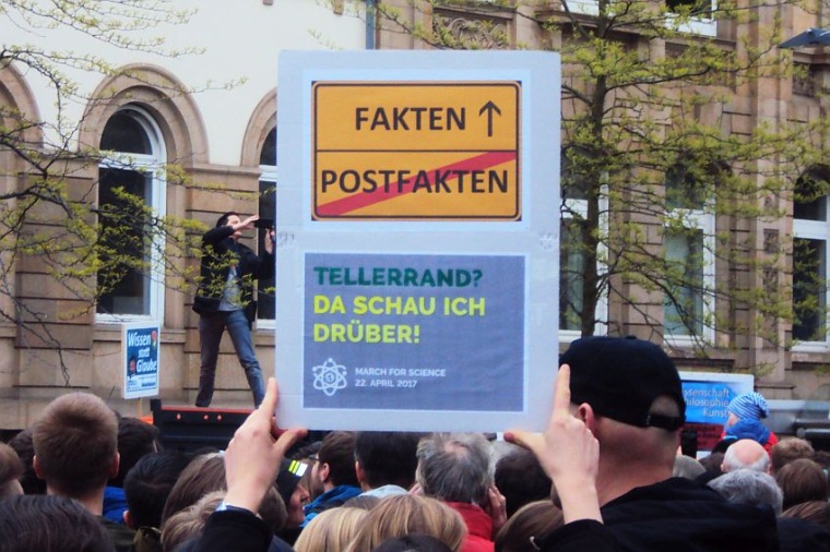 Die Demonstrationen zum March for Science, hier 2017 in Heidelberg, sind...