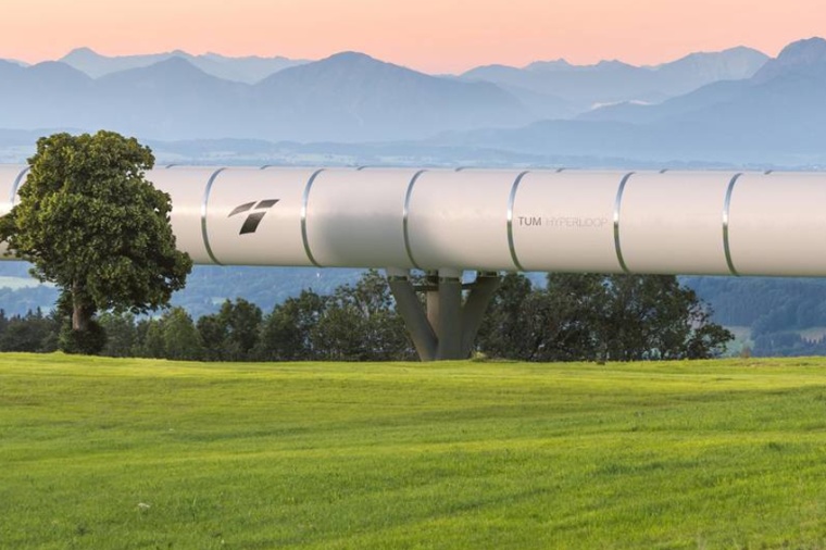 Abb.: Eine Hyperloop-Strecke in Bayern: An dieser Vision forscht ein Team der...