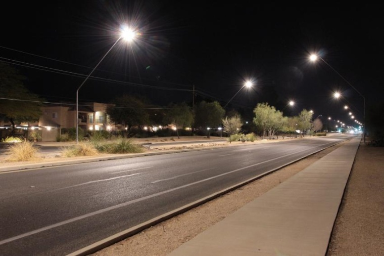 Abb.: Intelligente Straßen­beleuchtung in Tucson dient zum Vergleich zwischen...